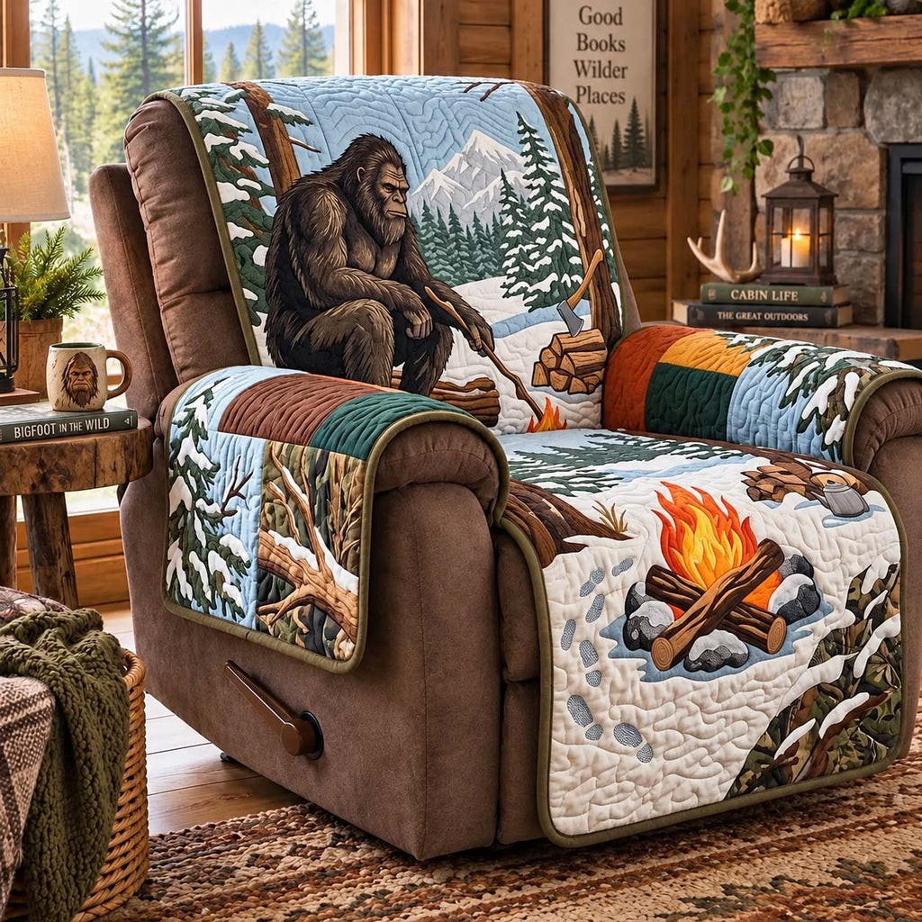 Bigfoot Winter Camp Sofa Cover