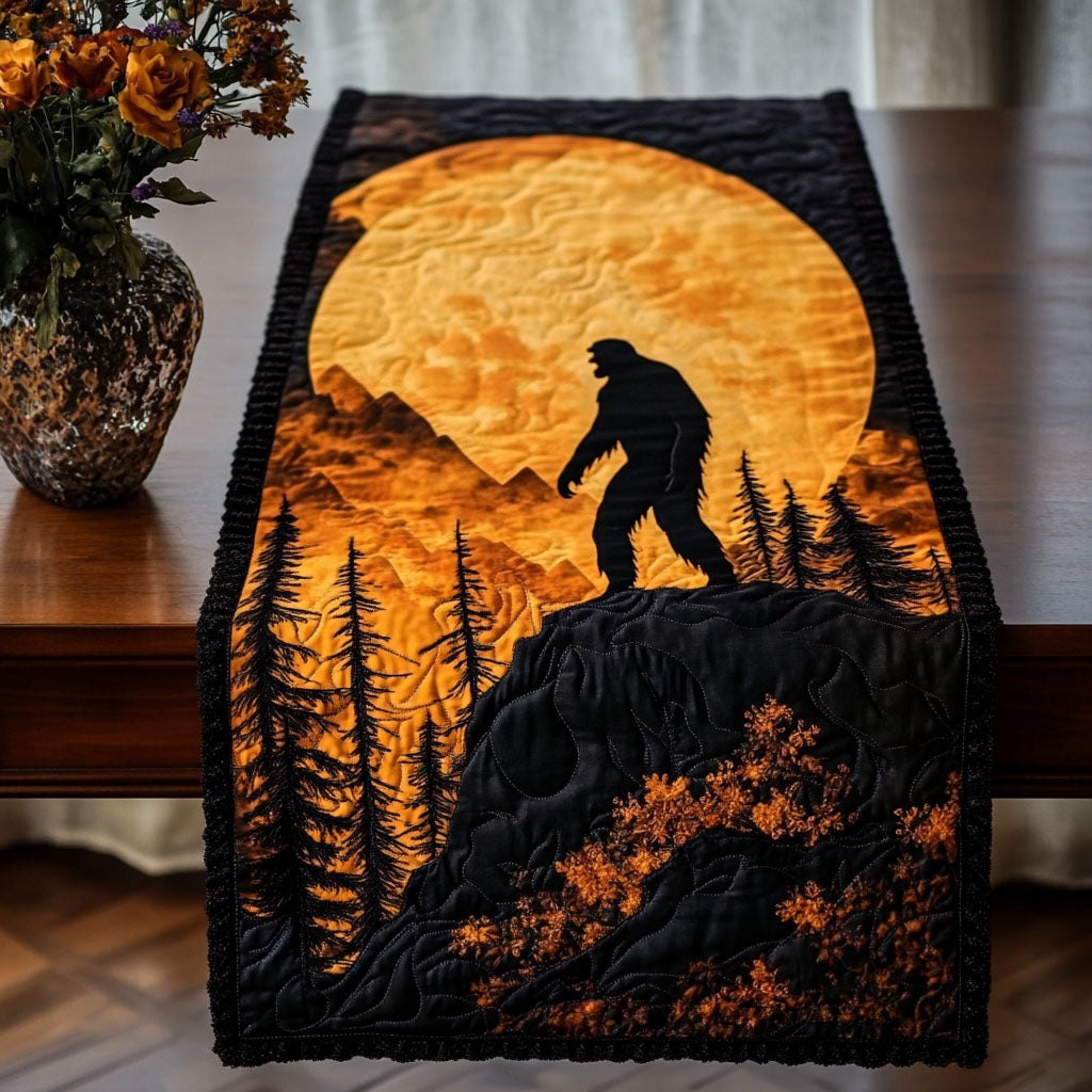 Bigfoot At Dusk Table Runner