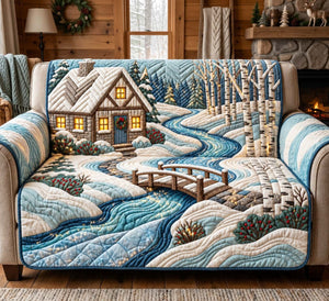 Birchwood Winter Creek Sofa Cover - Made to Order