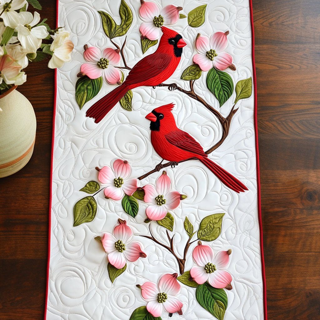 Birds and Blossoms Table Runner