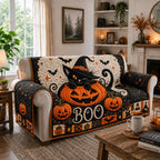 Black Cat Shadow Sofa Cover