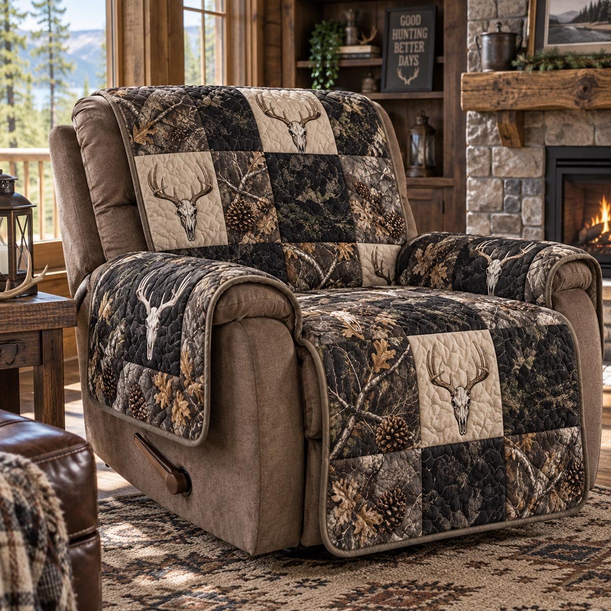 Black Forest Deer Sofa Cover