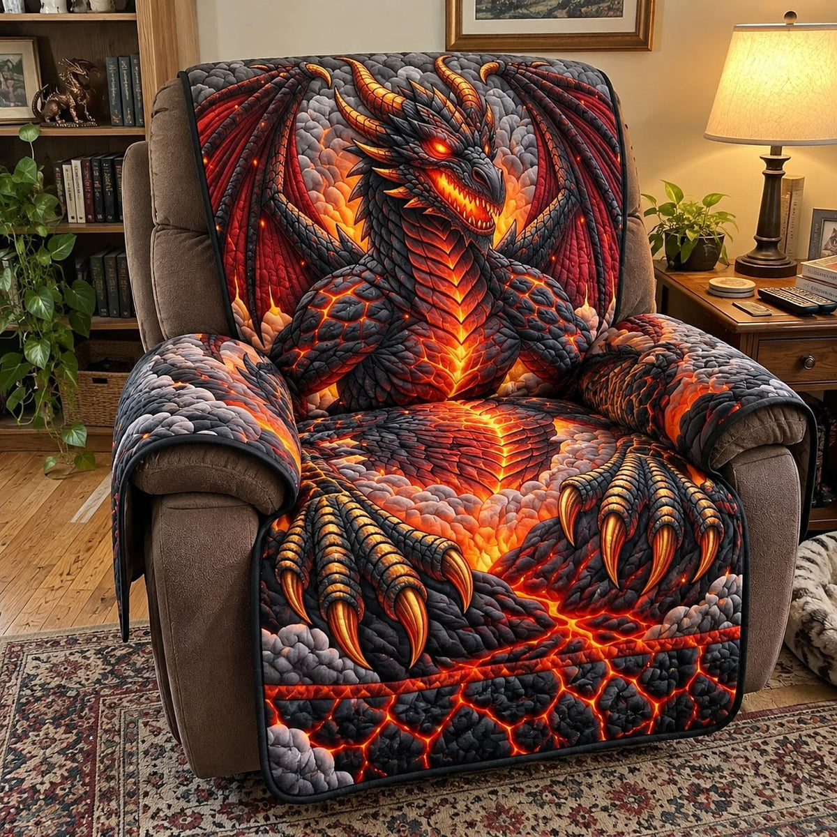 Blazing Dragon Majesty Sofa Cover