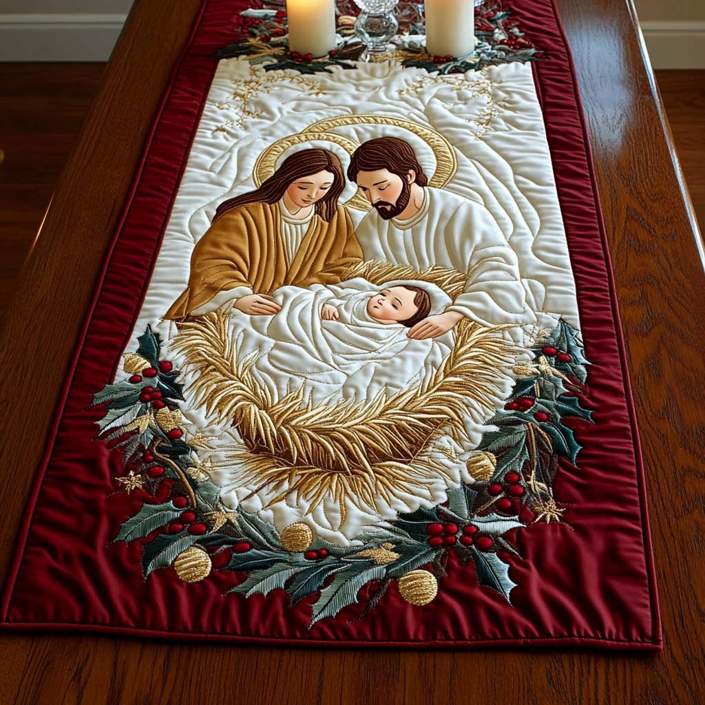 Blessed Family Table Runner