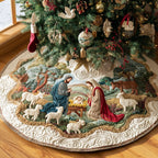 Blessed Miracle Christmas Tree Skirt