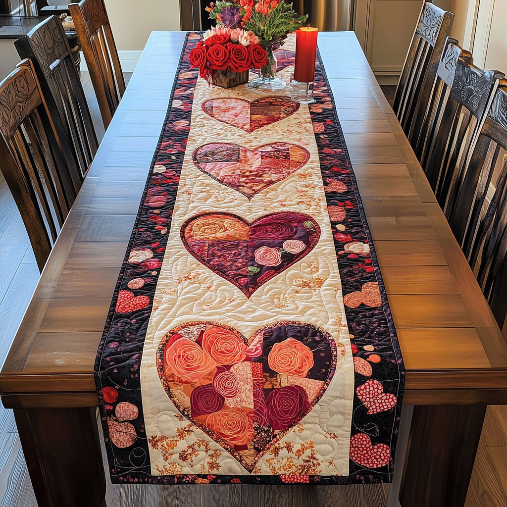 Blissful Valentine Table Runner