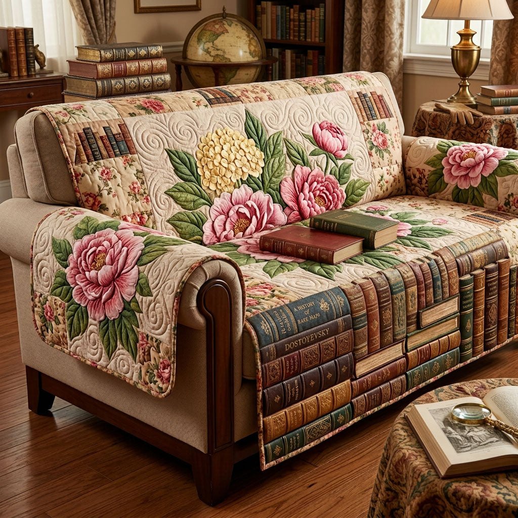Bloom Books Sofa Cover