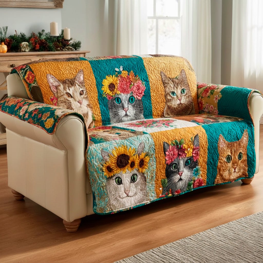 Bloom Cat Aura Sofa Cover