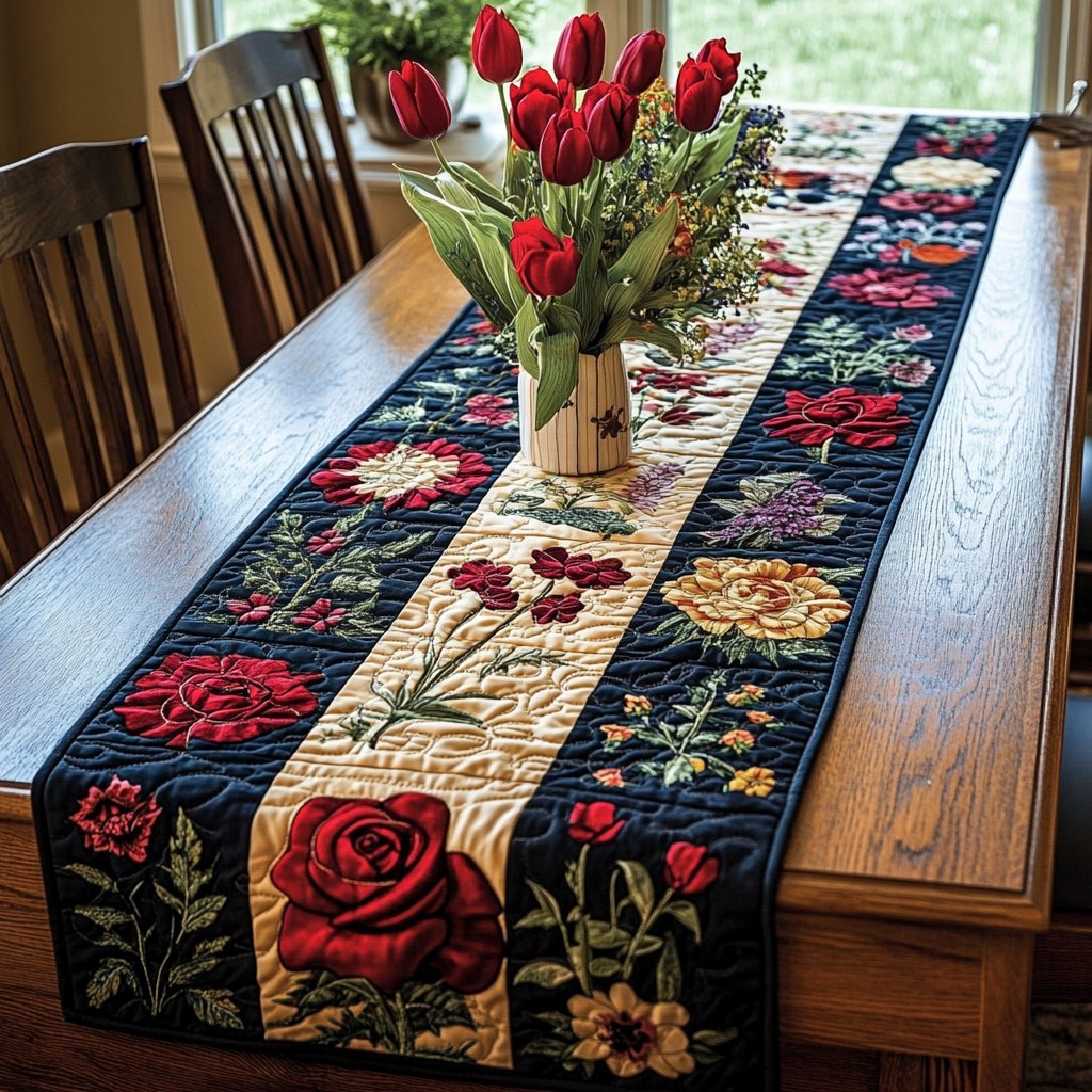 Bloom Harmony Table Runner