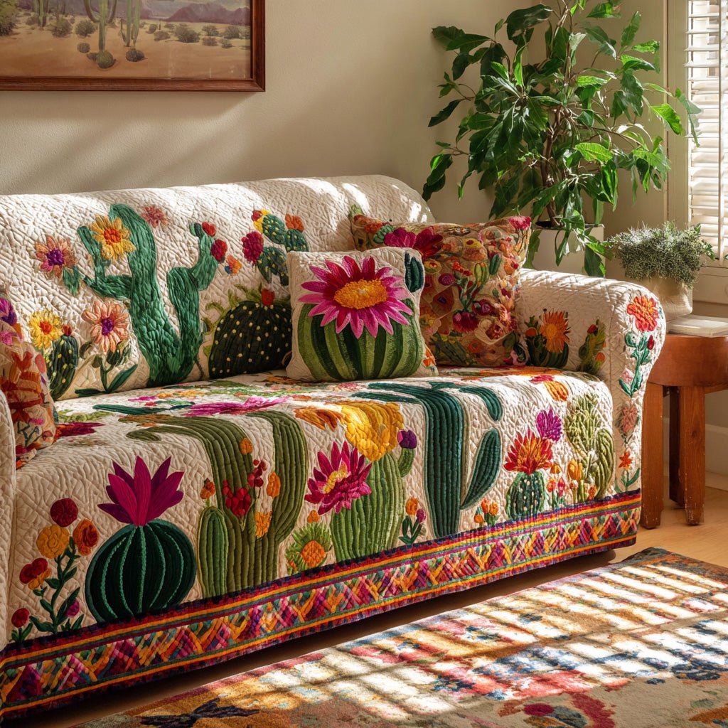 Bloom Haven Sofa Cover
