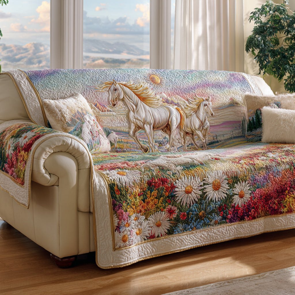 Bloom Horse Meadow Sofa Cover