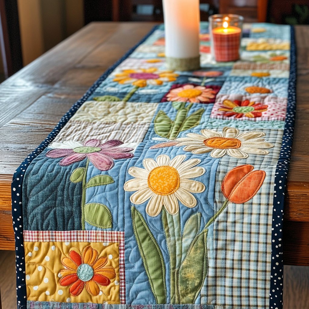 Bloom Patch Table Runner