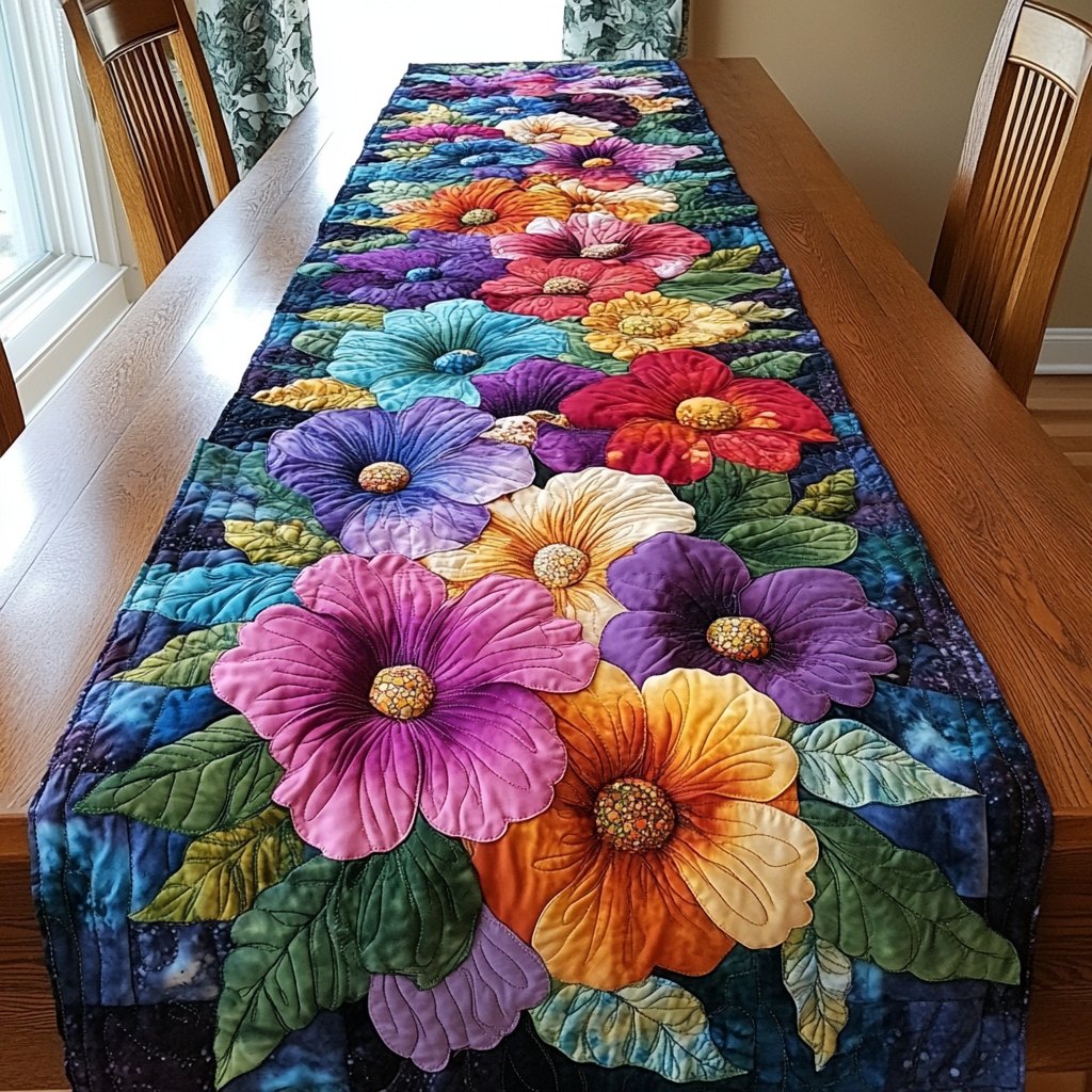 Blooming Colors Table Runner