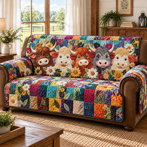 Blooming Country Meadow Sofa Cover - Made to Order