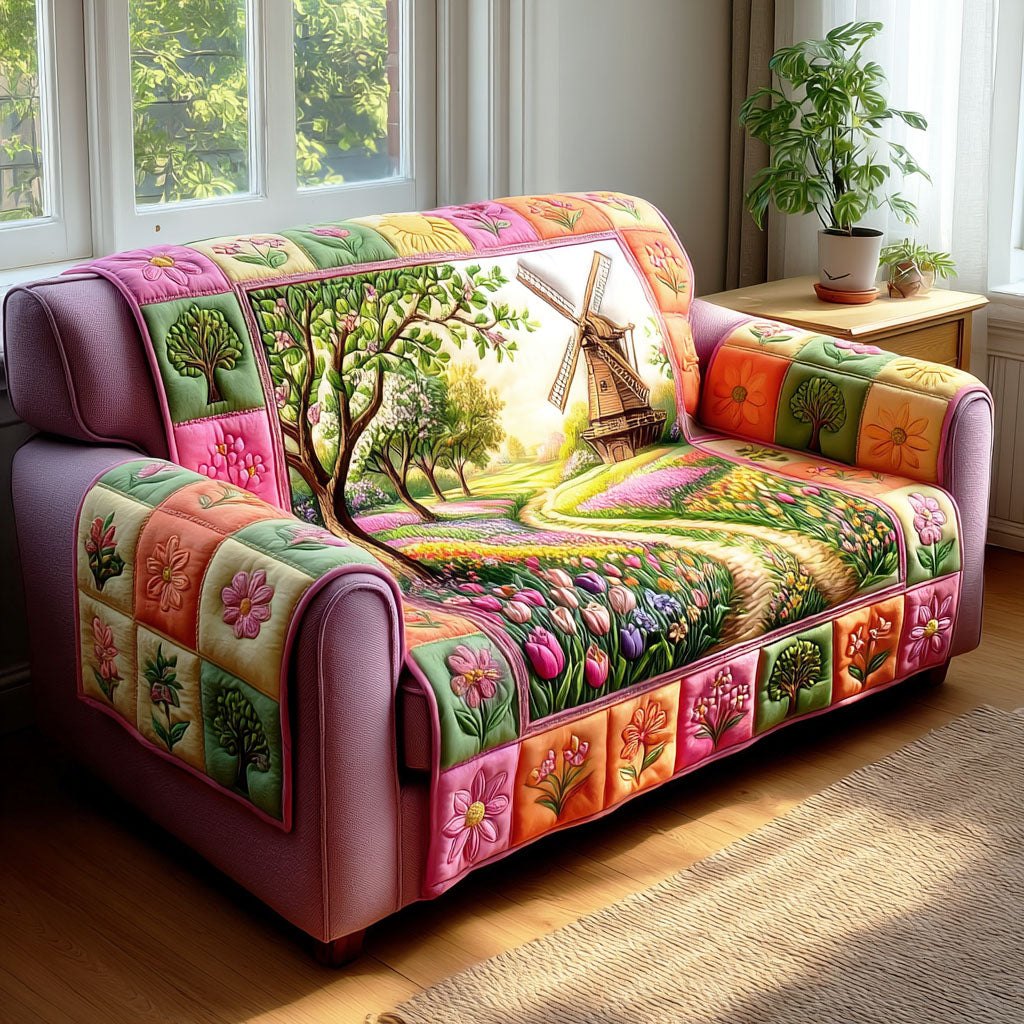 Blooming Countryside Sofa Cover