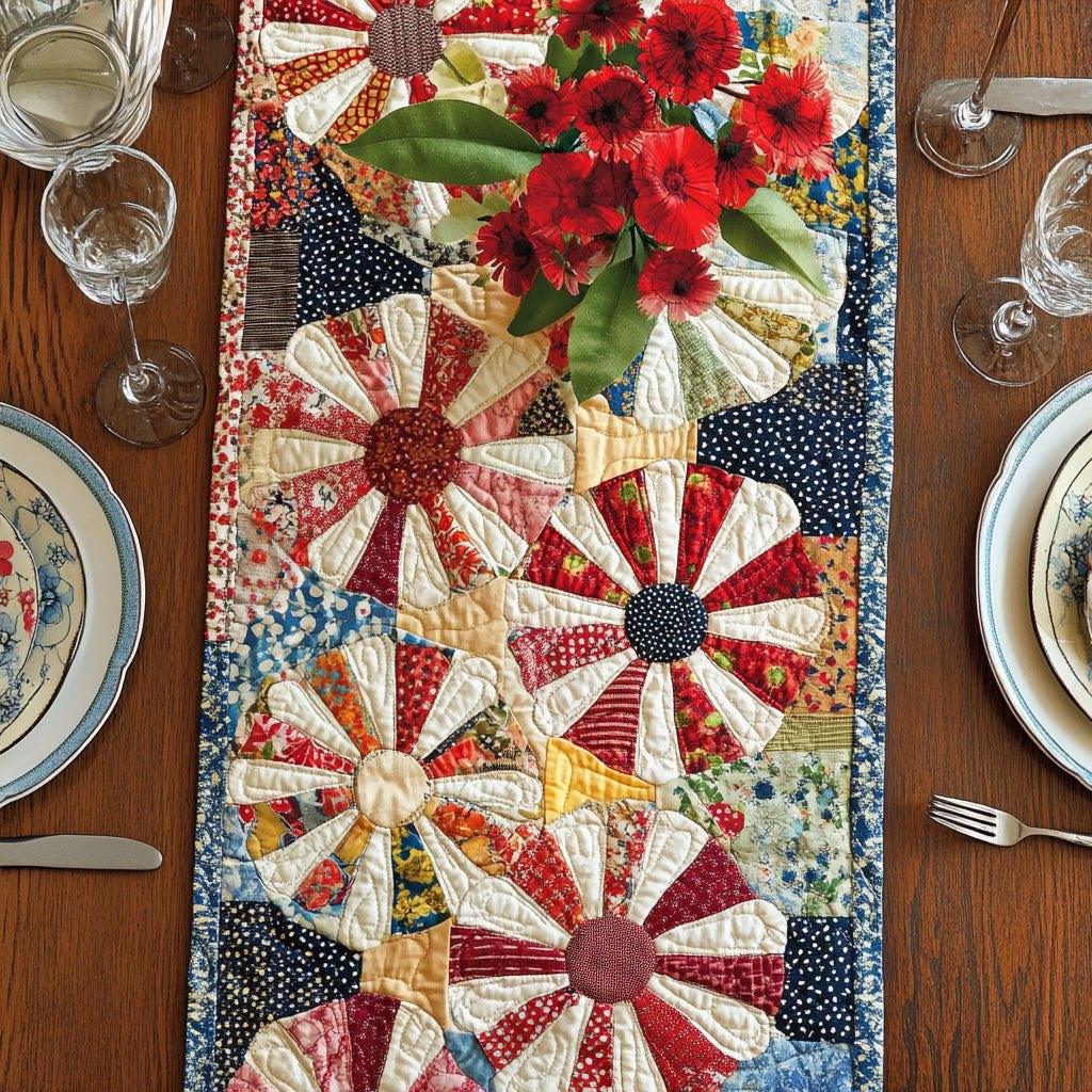 Blooming Harmony Table Runner