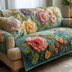 Blooming Peonies Sofa Cover