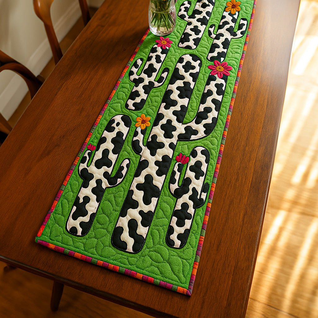 Blooming Prickles Table Runner