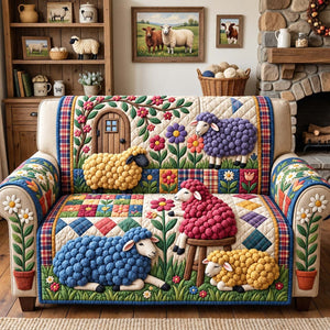 Blooming Wool Cottage Sofa Cover - Made to Order