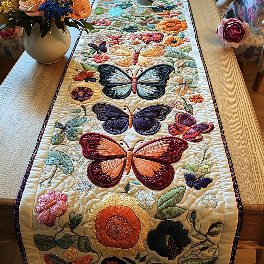 Blossom Symphony Table Runner
