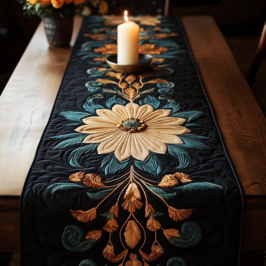 Blossom Trails Table Runner