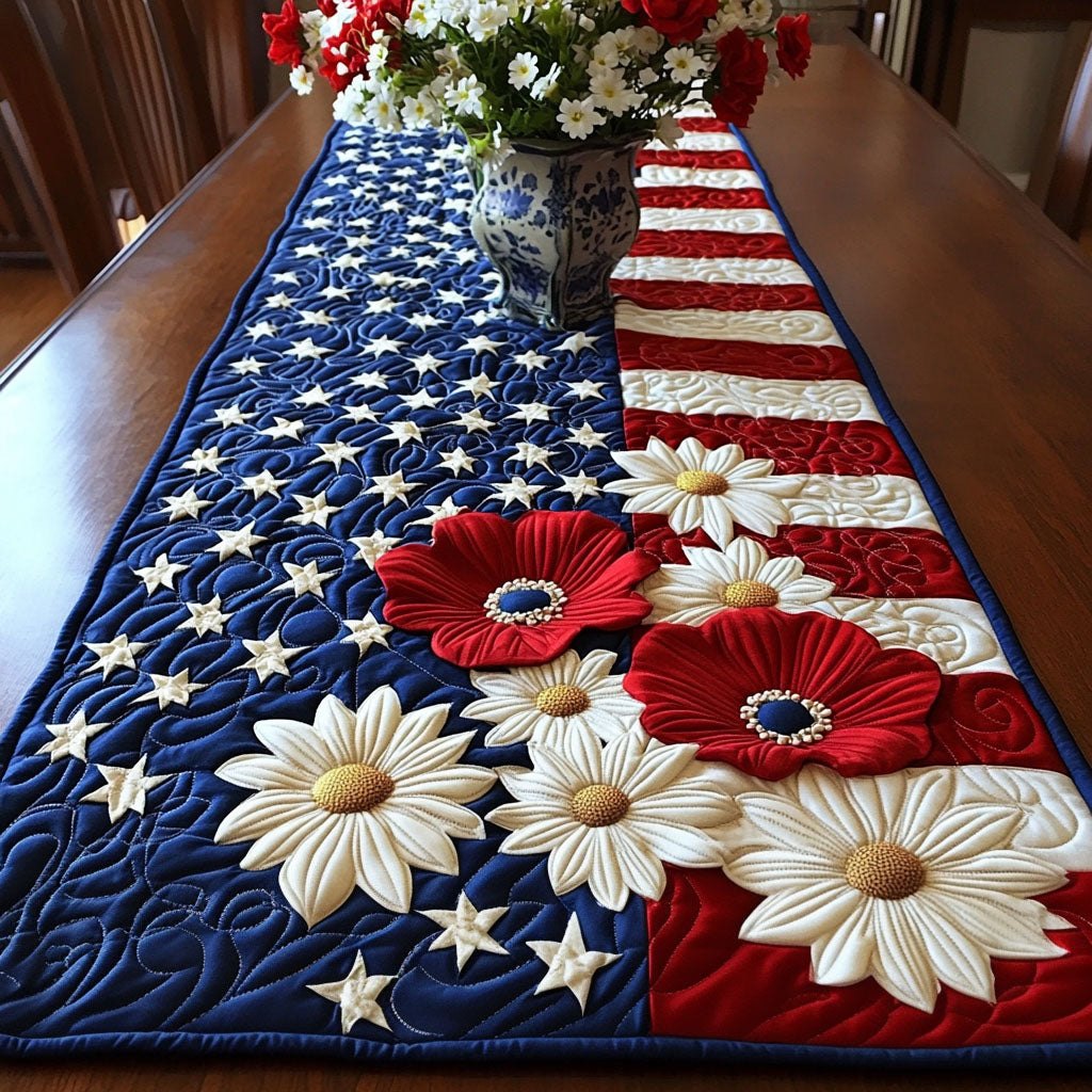 Blossoms of Freedom Table Runner