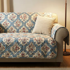 Blue Blossom Sofa Cover
