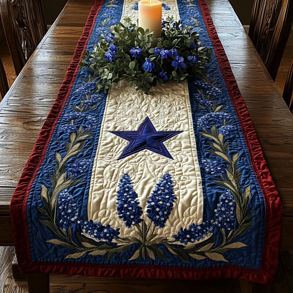 Blue Legacy Table Runner