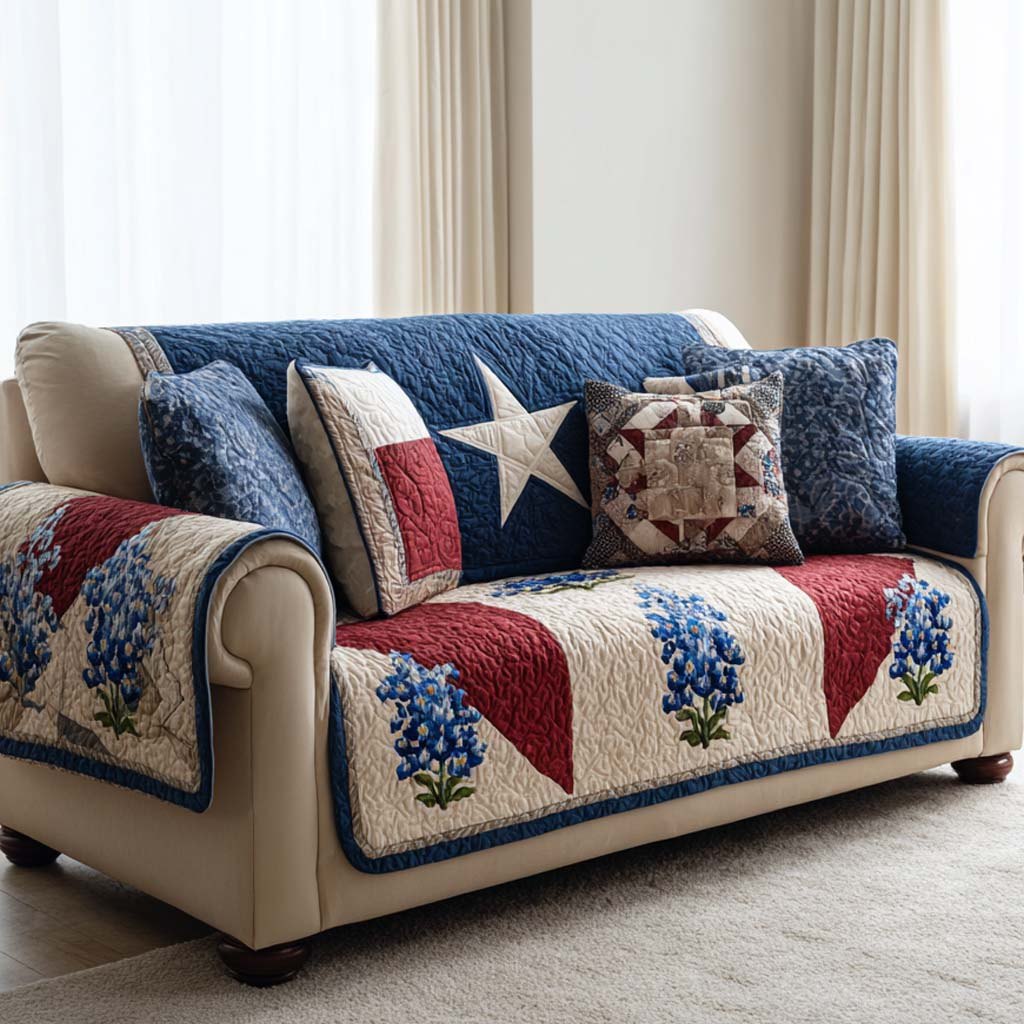 Blue Liberty Sofa Cover