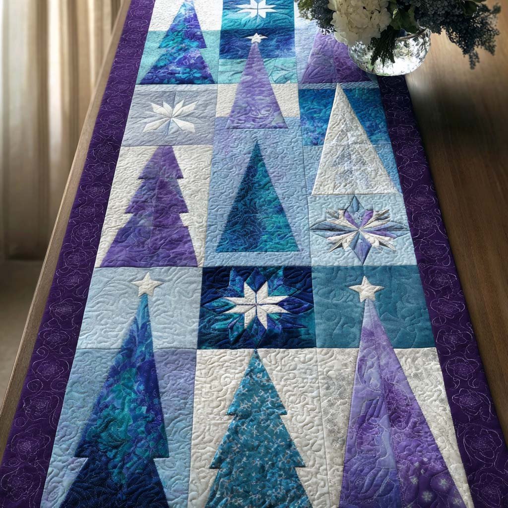 Blue Pines Table Runner
