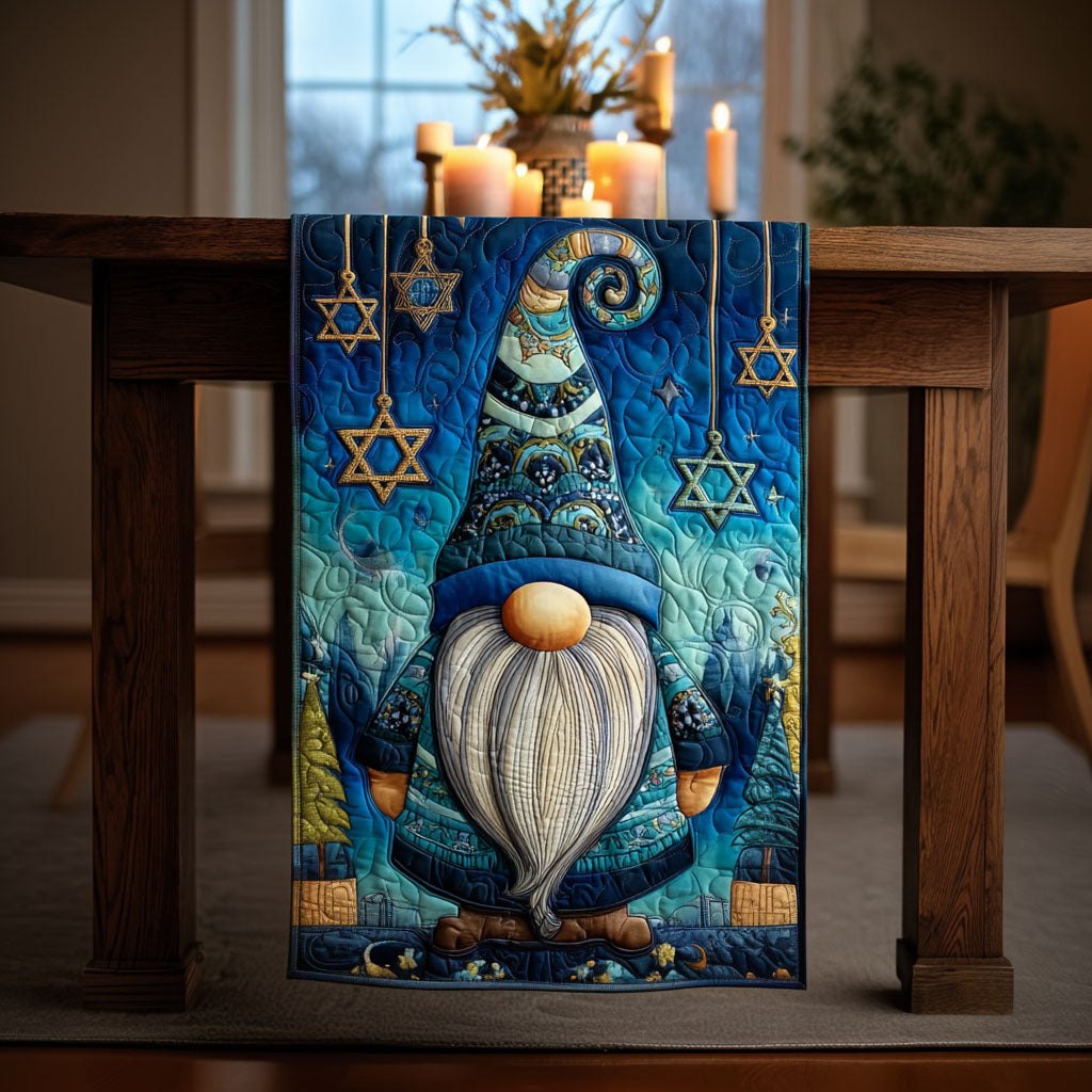 Blue Star Gathering Table Runner