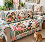 Bluebird Garden Cats Sofa Cover