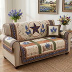 Bluebonnet Star Sofa Cover