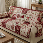 Blush Rose Cottage Heart Sofa Cover