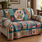 Bohemian Mosaic Paw Sofa Cover