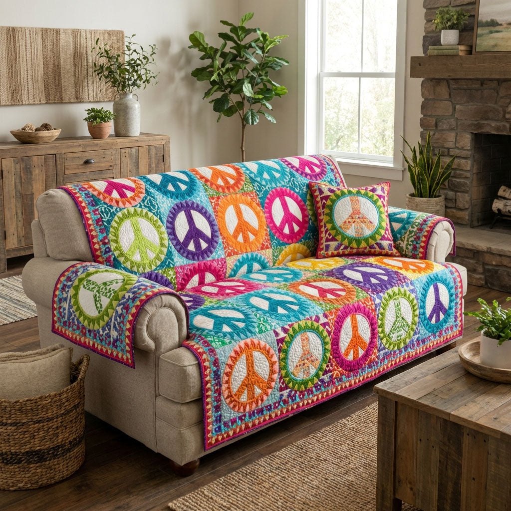 Boho Blossom Sofa Cover
