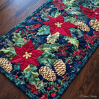 Bold Poinsettia Beauty Table Runner
