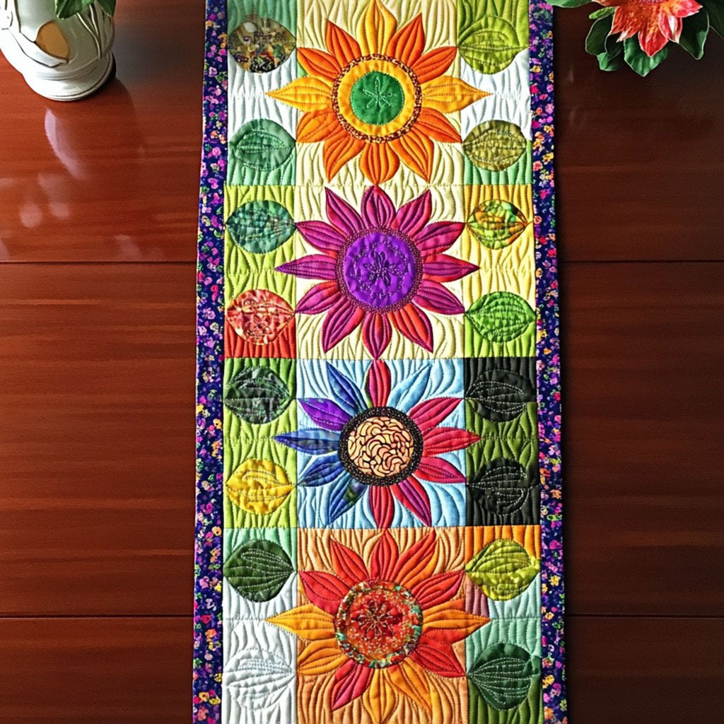 Bold Sunburst Table Runner