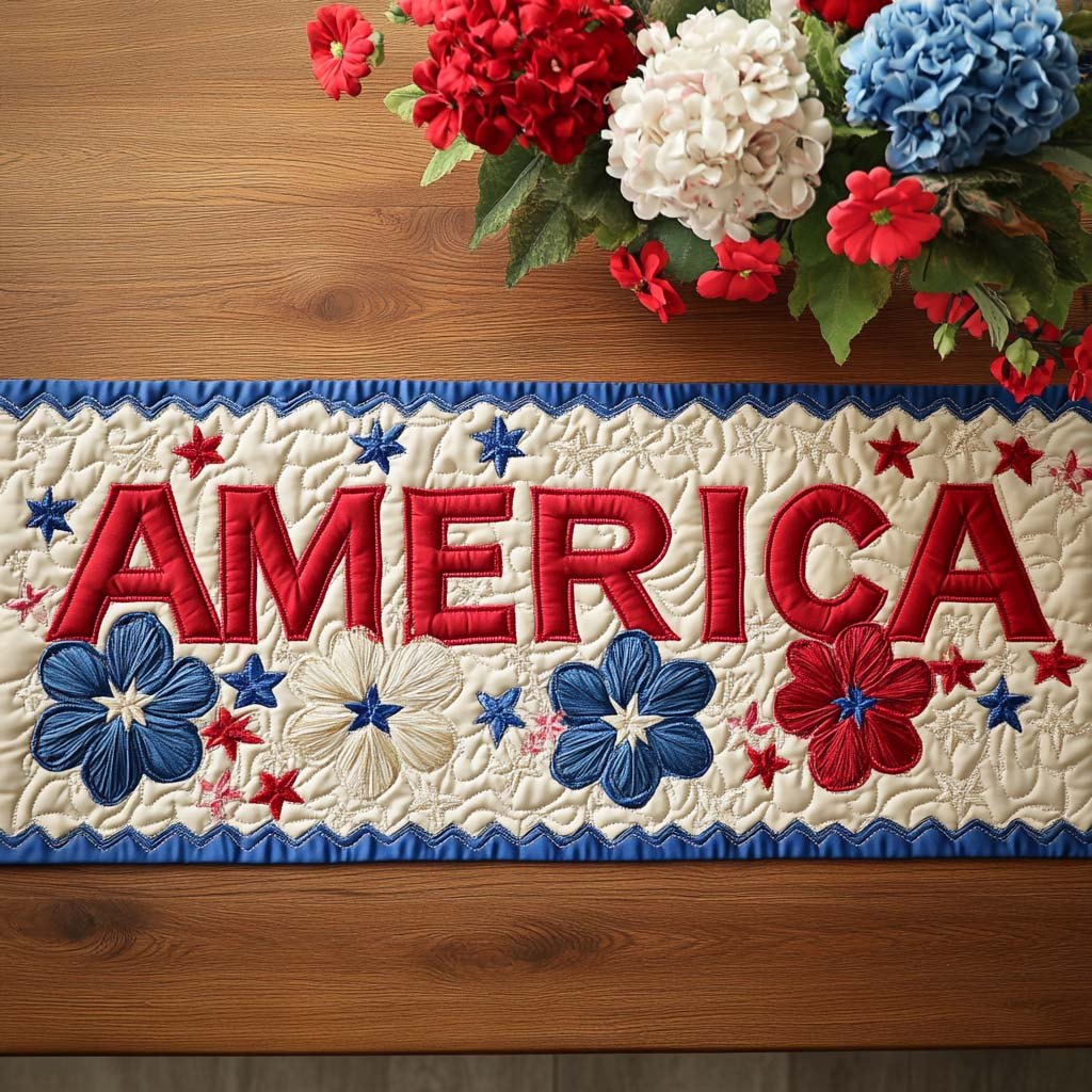 Boldly America Table Runner