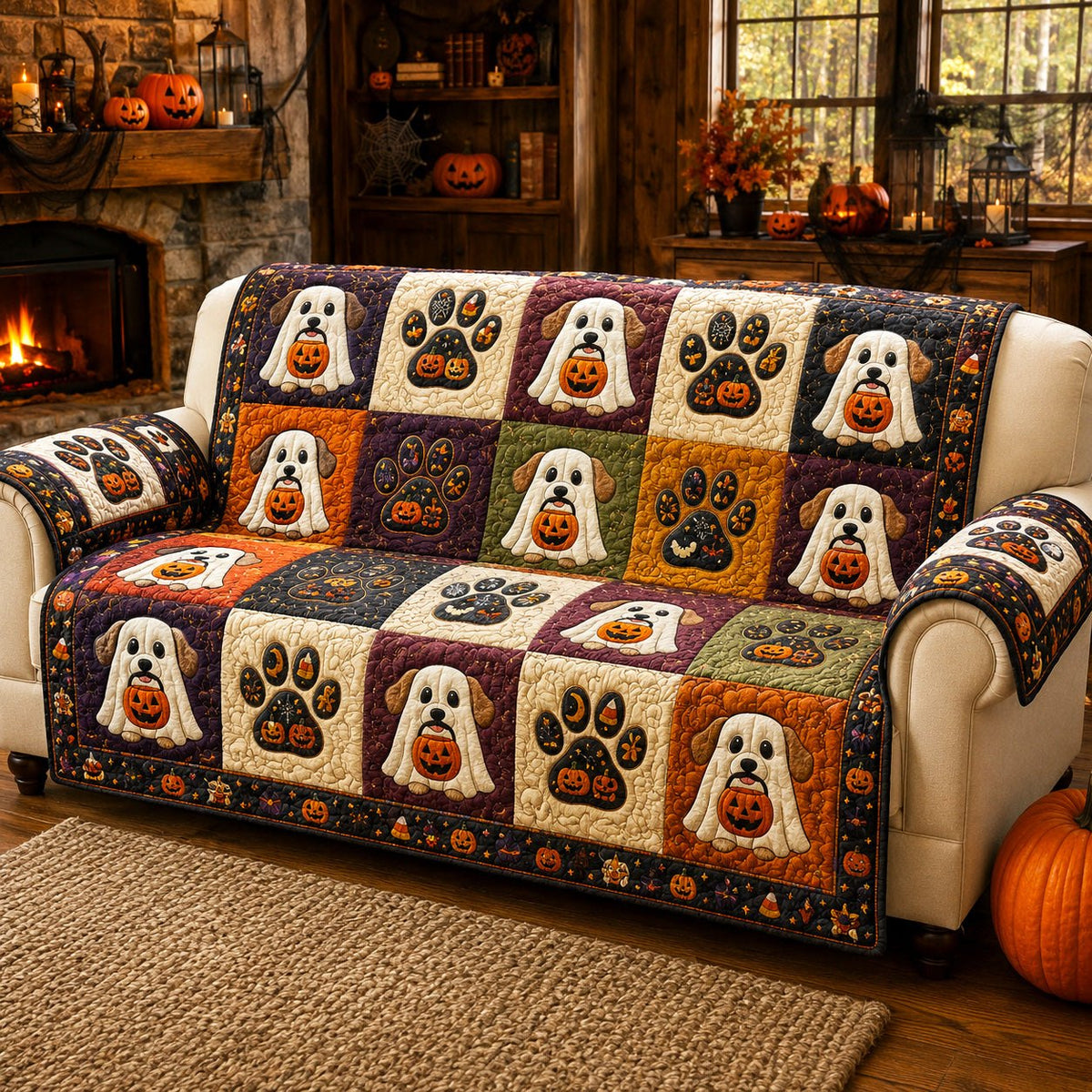 Boo Brigade Sofa Cover