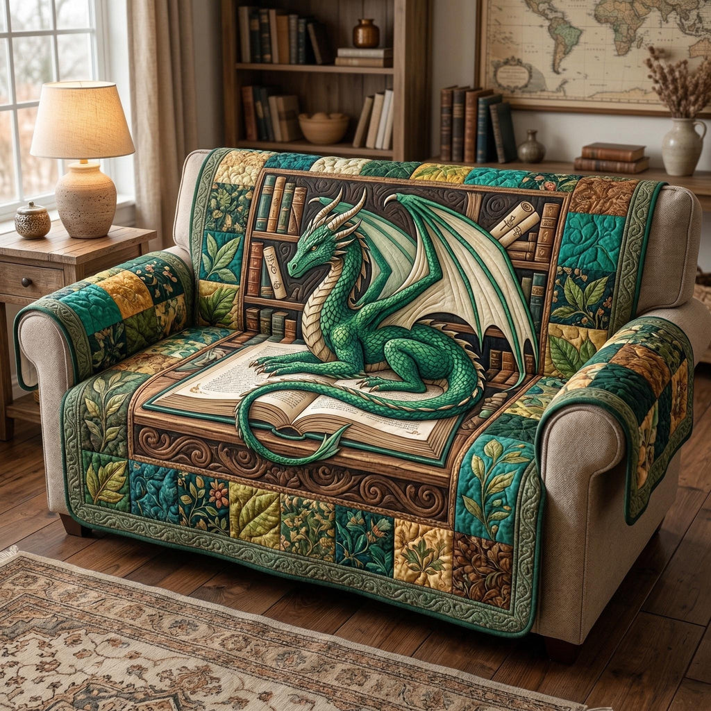 Book Dragon Sofa Cover
