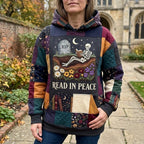 Read In Peace hoodie, all-over print