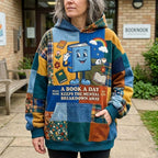 A Book A Day hoodie, all-over print