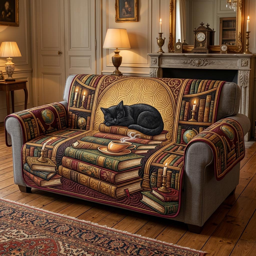Book Nook Cat Sofa Cover