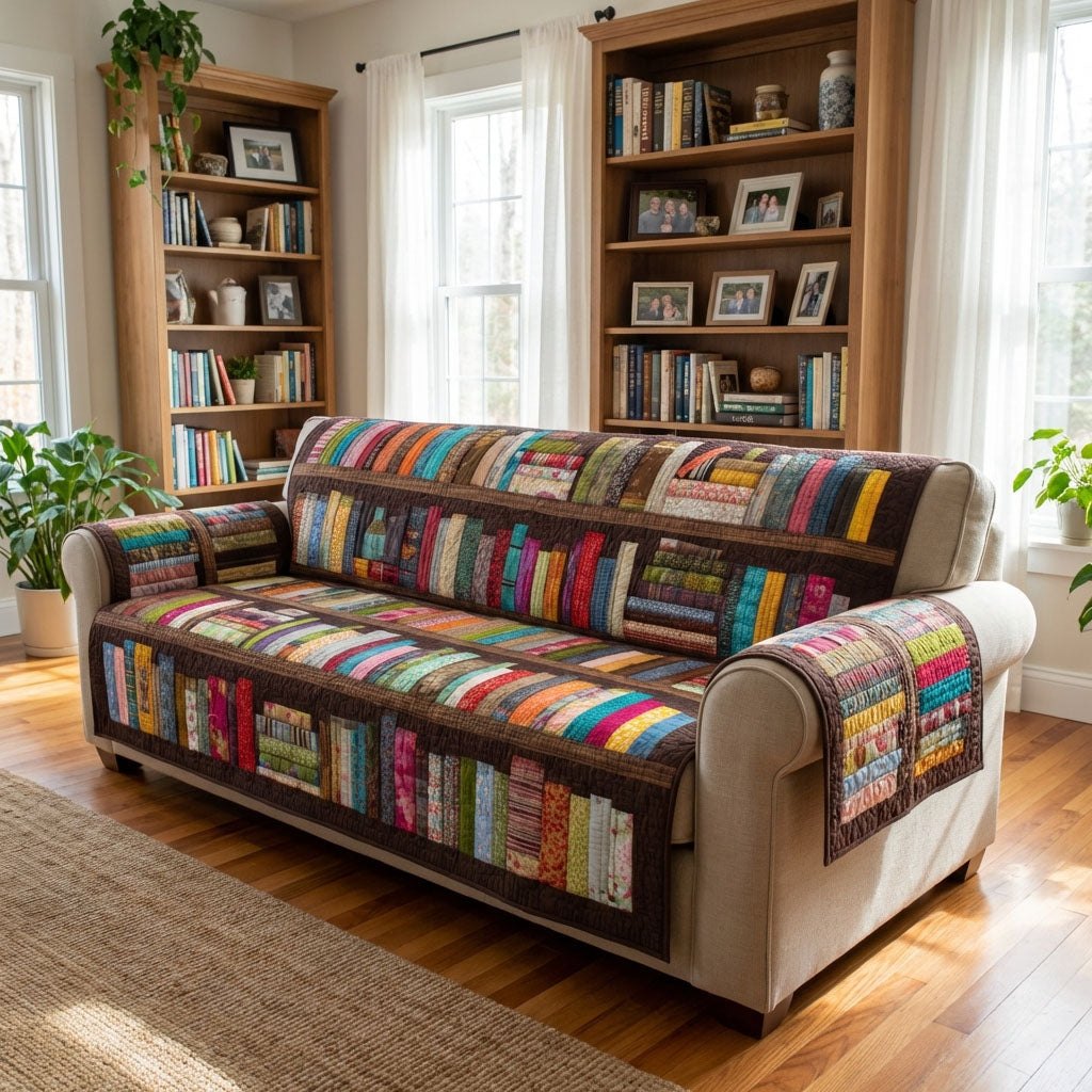 Bookish Charm Sofa Cover
