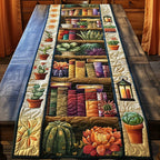 Books and Blooms Table Runner