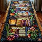 Botanical Bookshelf Table Runner