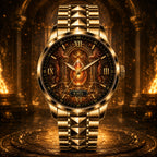 Custom Personalized Phoenix Flame Crystal Watch — personalized with a custom name