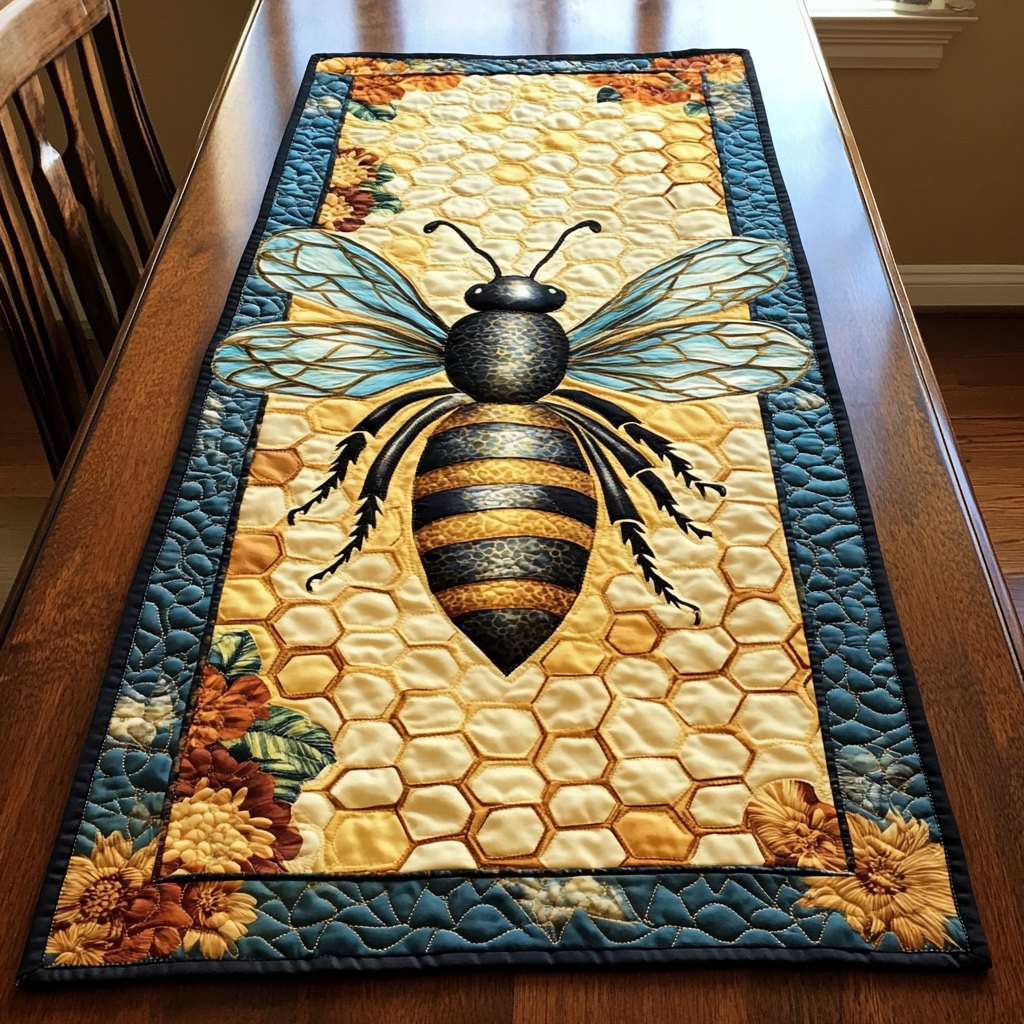 Brave Bee Table Runner