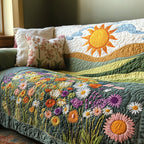 Bright Bloom Sofa Cover